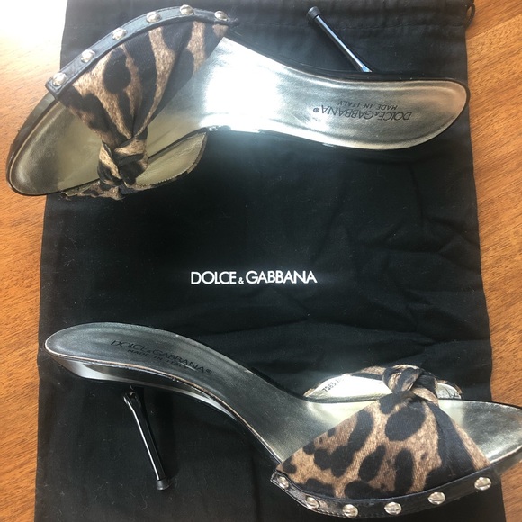 •Dolce&Gabbana Leopard Heels• - Picture 1 of 8